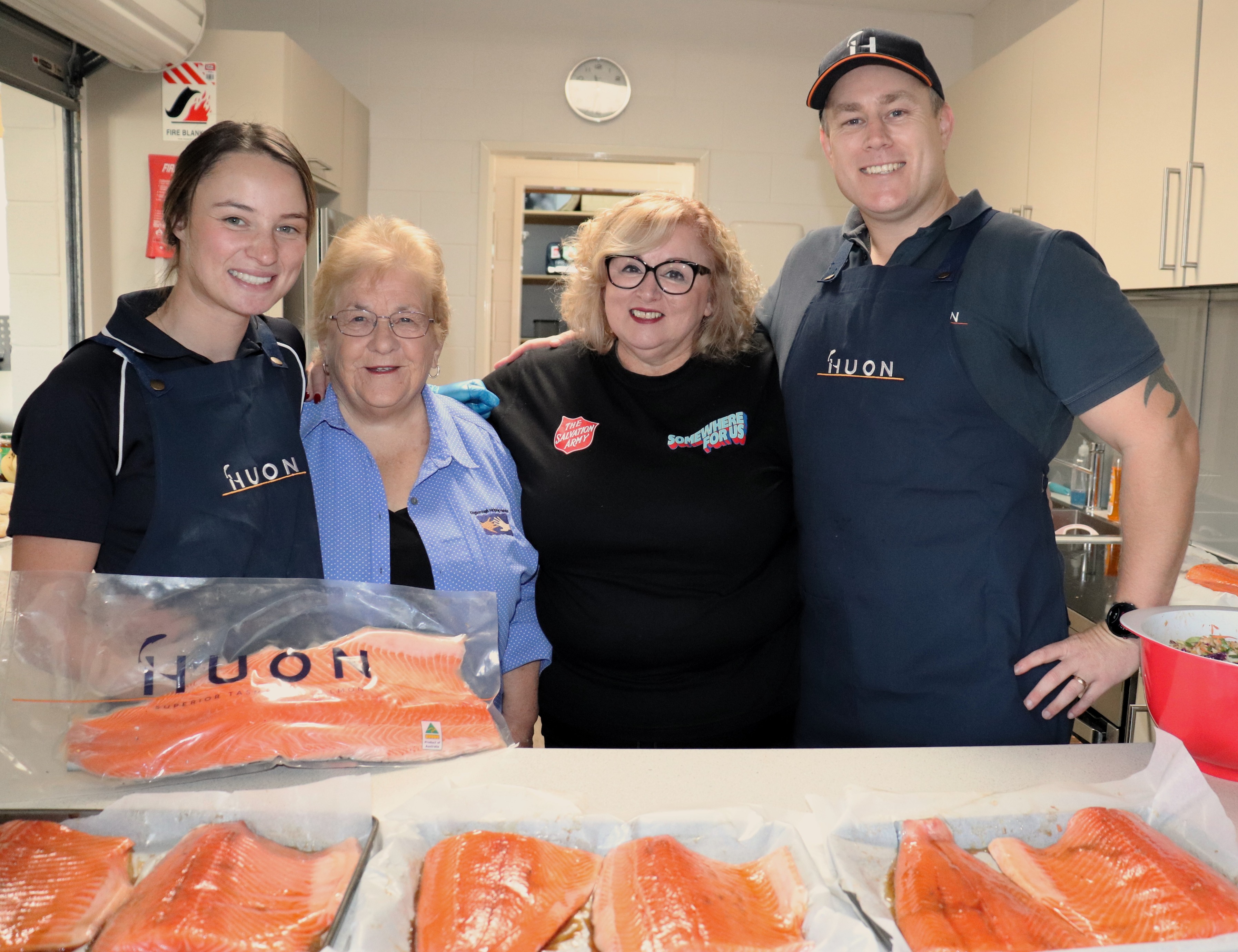 Salmon donation for Easter lunch