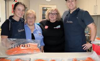 Salmon donation for Easter lunch